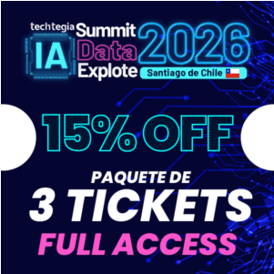 3 Tickets IA Data Chile 2026 15% OFF